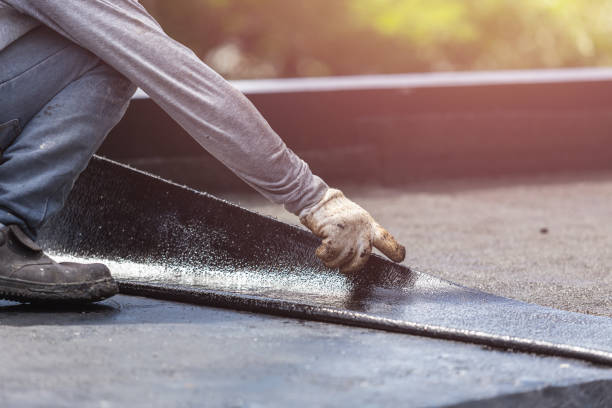 Professional Waterproofing technician working in Chatham, VA